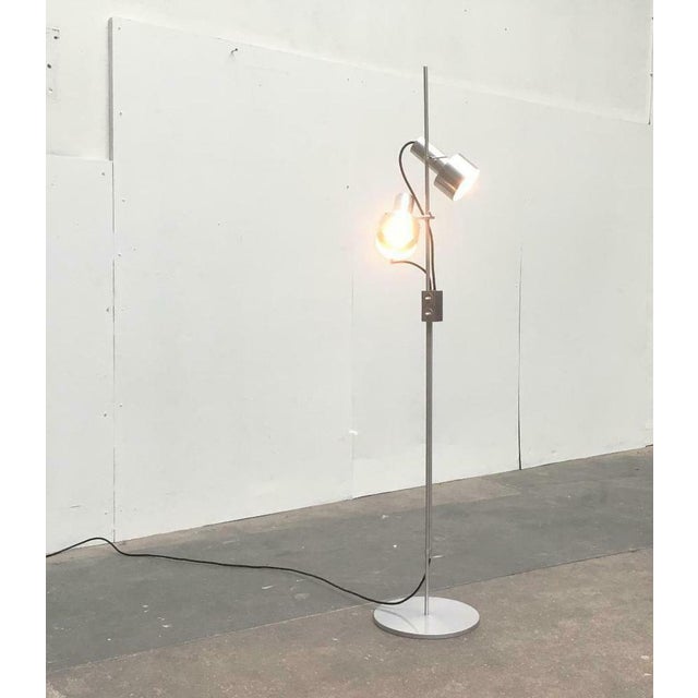 Rare standing lamp from Architectural Lighting according to a design by the well -known industrial designer Peter Nelson...