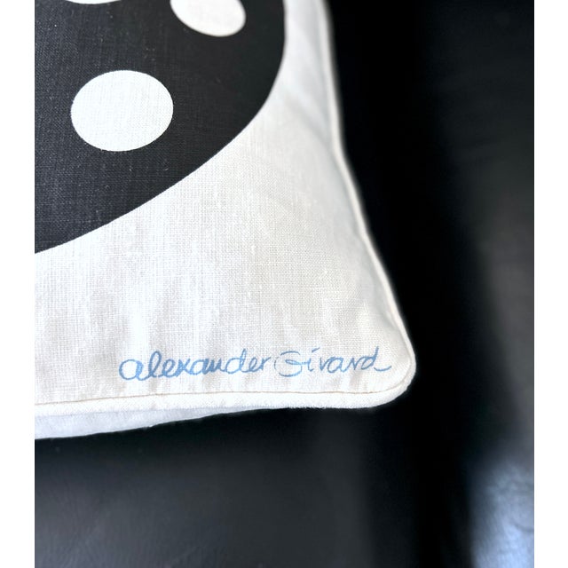 Early 2000s Maximo Alexander Girard "House" & "Moon" 17 X 17 Linen Pillows - Pair For Sale In Miami - Image 6 of 14