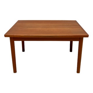 Large Vintage Danish Teak Extendable Dining Table from Vamo Sønderborg, 1960s For Sale