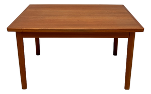 Large Vintage Danish Teak Extendable Dining Table from Vamo Sønderborg, 1960s