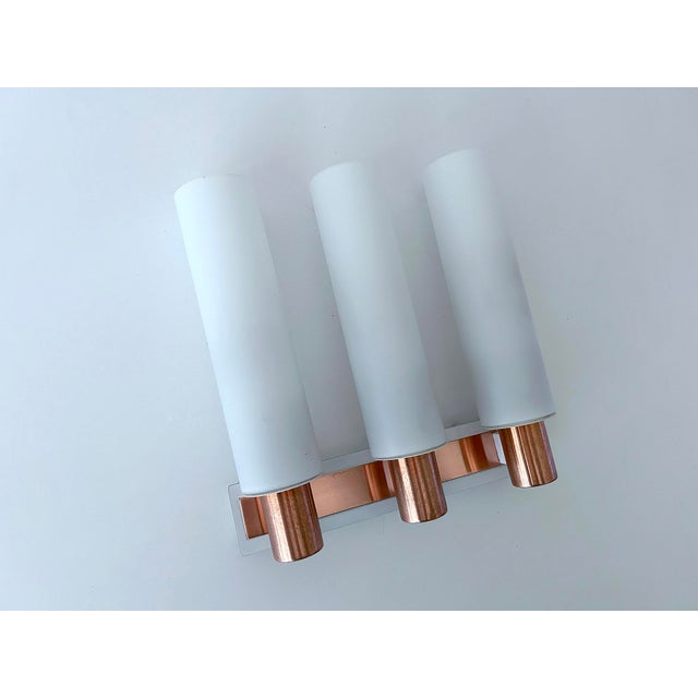 Vintage Sconce in Glass from Kaiser, 1960s For Sale - Image 12 of 14