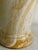 Vintage Orange and Cream Marbleized Ceramic Baluster Form Lamp For Sale - Image 13 of 15