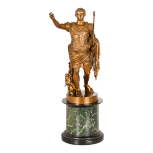 Fine Italian Grand Tour Bronze Sculpture of Augustus Prima Porta by Boschetti