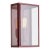 Wall light in brass lacquered in color with outside fitted clear or frosted glass and spring closure. For indoor and...