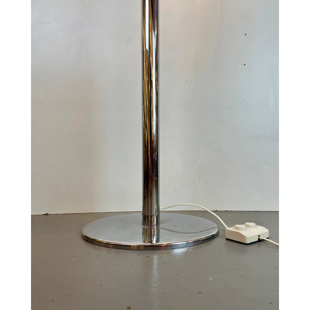 Silver Space Age Floor Lamp attributed to Goffredo Reggiani, Italy, 1970s For Sale - Image 8 of 12