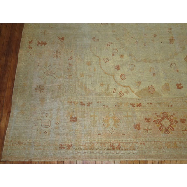 Oversize Antique Turkish Oushak Rug, 13 X 16'9'' For Sale In New York - Image 6 of 13