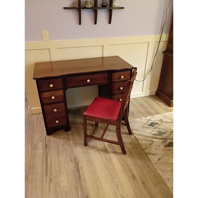 Vintage Desk and Chair For Sale - Image 13 of 17