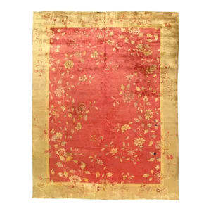 Chinese Fine Hand Knotted Art Deco Rug