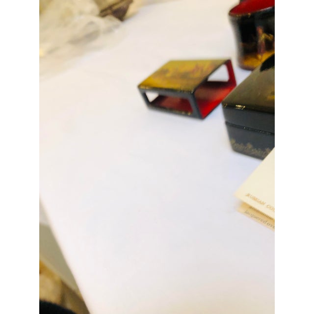 Hand-Painted Jars, 1950s, Set of 5 For Sale - Image 11 of 16