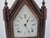 Farmhouse E.n. Welch 8 Day Antique Gothic Steeple Clock With Hand Painted Barn Star Glass For Sale - Image 3 of 12
