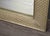 Champagne Vintage French Mirror in Champagne With Textured Metal Frame For Sale - Image 8 of 10