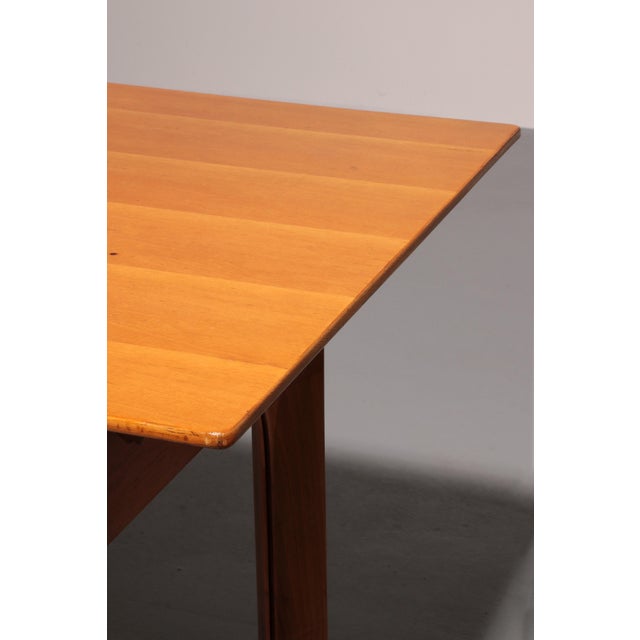 Italian Architects Walnut Desk by Gianfranco Frattini for Bernini, 1950s For Sale - Image 3 of 12