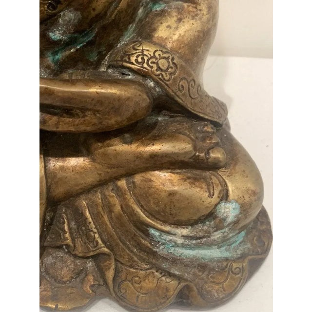 Mid 19th Century Bronze Hindu Buddha For Sale - Image 11 of 13