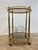 Maison Jansen 1940s Brass Mid-Century Bar Trolley, in the Style of Maison Jansen For Sale - Image 4 of 8