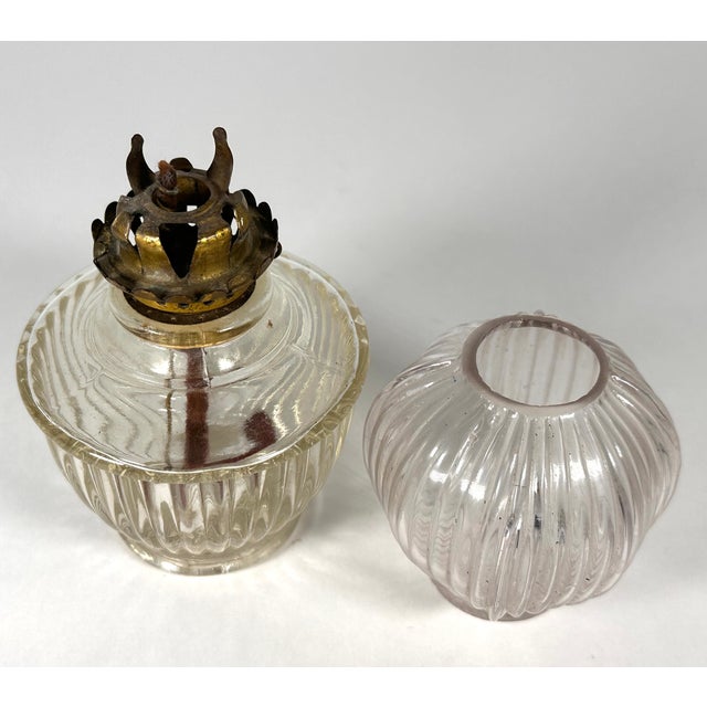 Transparent Antique Miniature Glow Night Lamp No.0626 For Sale - Image 8 of 16