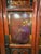 Early 20th Century Chinese Red-Lacquer Carved Wood Armoire With Hand painted Panels For Sale - Image 12 of 12
