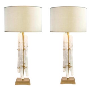 Rock Crystal Lamps from Cocovara Lighting, 2000s, Set of 2 For Sale