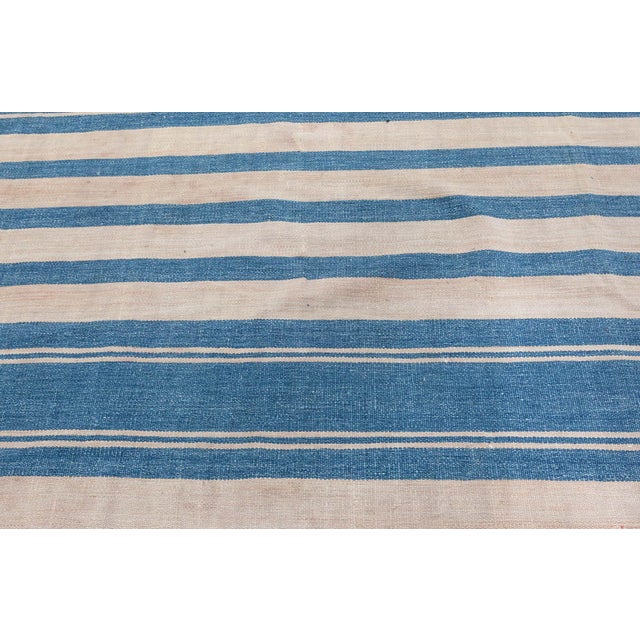 Vintage Indian Dhurrie Rug For Sale - Image 4 of 9