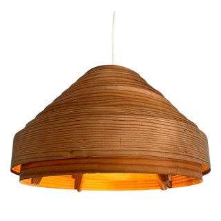 Pine Pendant Lamp by Hans Agne Jakobsson for Ellysett, 1960s For Sale