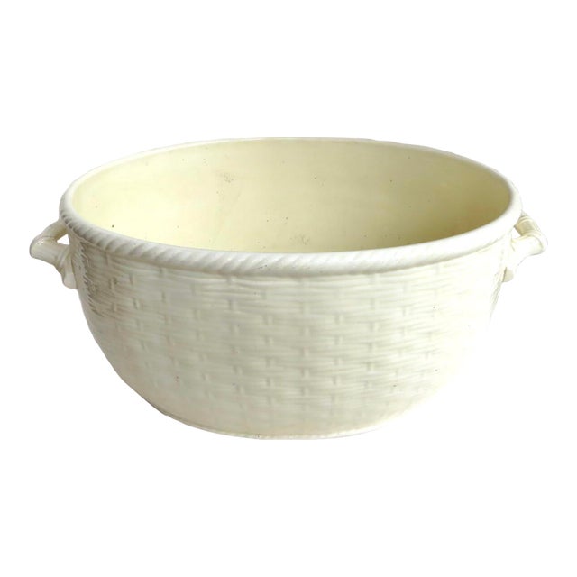 Late 19th Century French Porcelain Large Size Window Planter Circa 1890 For Sale