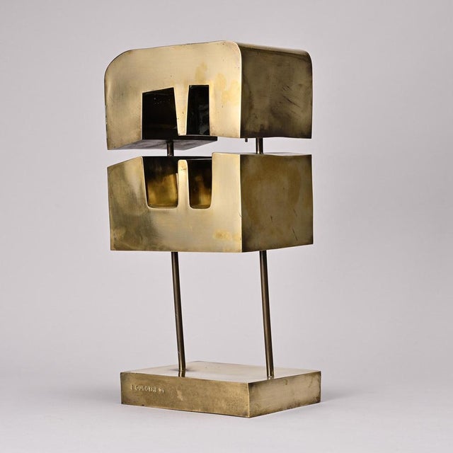Lyse Oudoire, Brass Sculpture, 1970s, Brass For Sale - Image 9 of 14