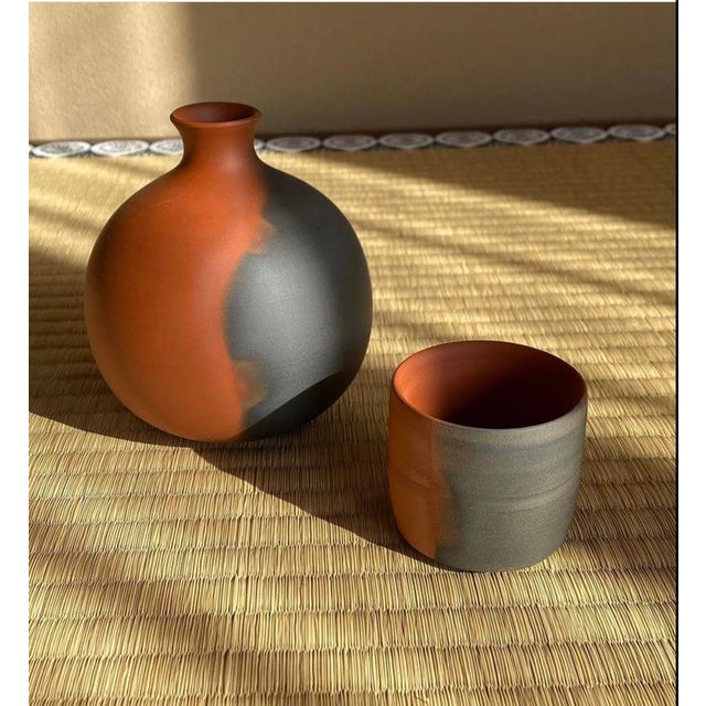 Contemporary Contemporary Sake Set by Ito Sekusi V For Sale - Image 3 of 4