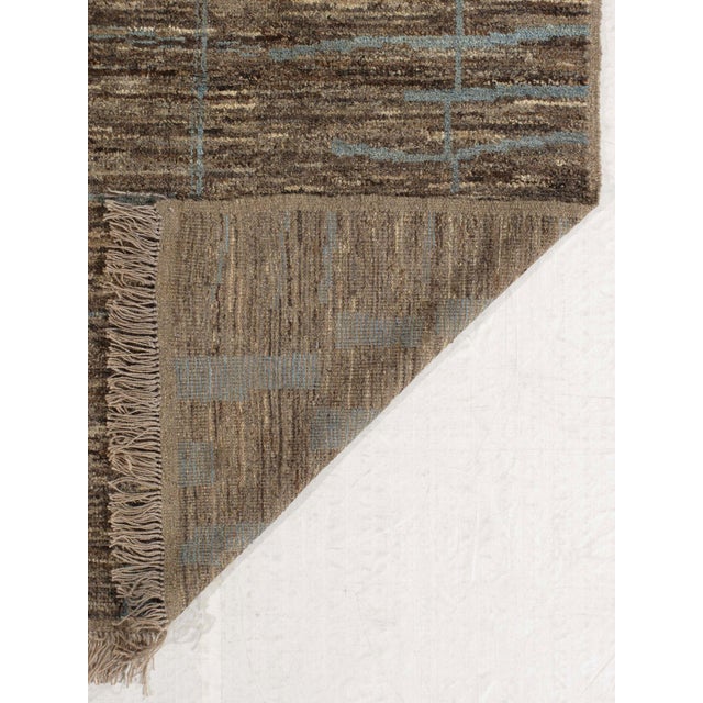 1980s Vintage Hand-Knotted Moroccan Rug 8'1" X 10'3" For Sale - Image 5 of 6