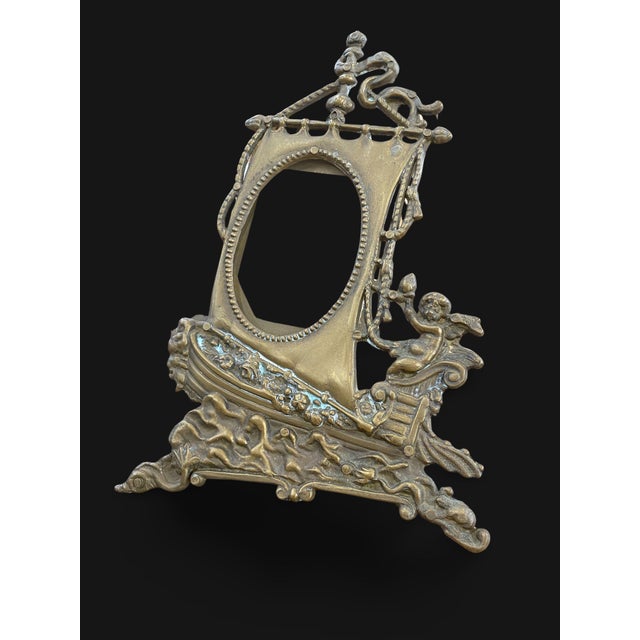 Gilt Bronze Photo Frame, 1800s For Sale - Image 5 of 13