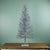 Make a bold holiday statement with this stunning 4' Silver Tinsel Pine Tree. Featuring radiant silver tones with metallic...