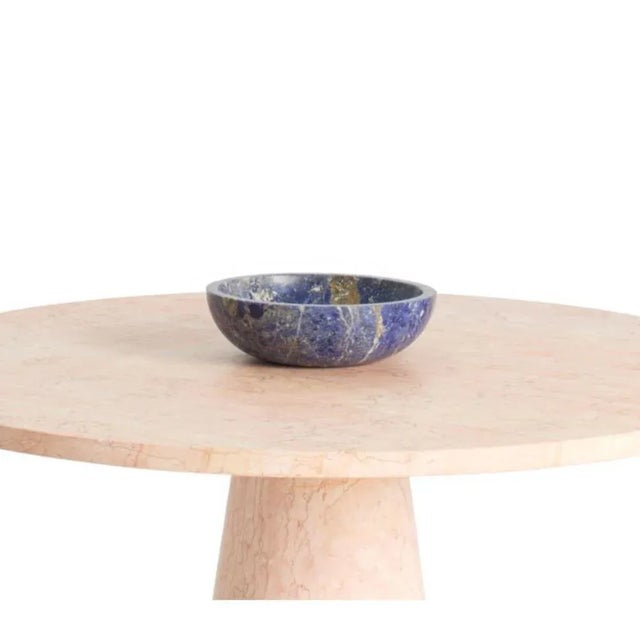 Blue inside out bowl by Karen Chekerdjian Dimensions: 31 x 14 cm Materials: Blue sodalite Also available: Red, black,...