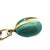 Gold Faberge Diamond Egg Pendant Necklace 18k Yellow Gold Guilloche Enamel For Sale - Image 8 of 8