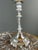 20th Century Louis XV Silver-Plated Metal Candelabra, Set of 2 For Sale - Image 6 of 12