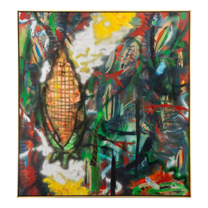 Napoleon Brousseau "Mais Fantome Sans Cible" Oil