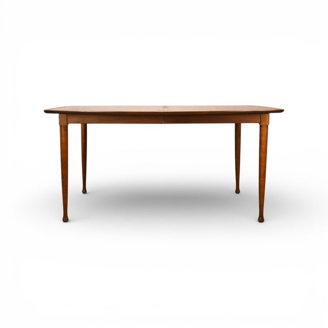 Mid-Century Modern United Furniture Vintage Mid Century Modern Dining Table With 3 Leafs C. 1960s For Sale - Image 3 of 10