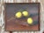 Coastal Vintage Coastal Original Oil Painting of Lemons For Sale - Image 3 of 6