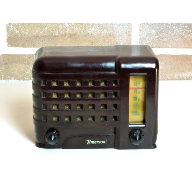 Brown Model 540 Radio from Emerson, USA, 1940 For Sale - Image 6 of 6