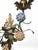 Vintage Wall Sconces with Porcelain Flowers, 1950s, Set of 2 For Sale - Image 10 of 11