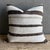 Vintage Rug Pillow Cover With Stripes For Sale - Image 4 of 7