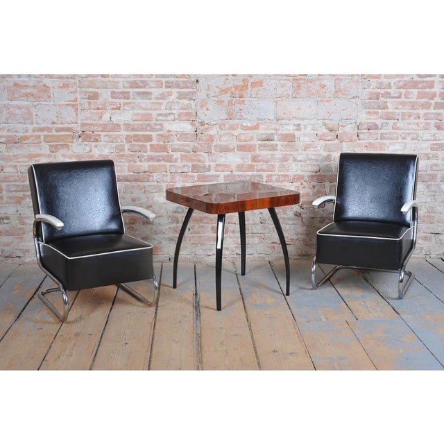 Bauhaus Armchair in Chrome by W. Gispen for Mücke-Melder, Czech, 1930s For Sale - Image 18 of 18