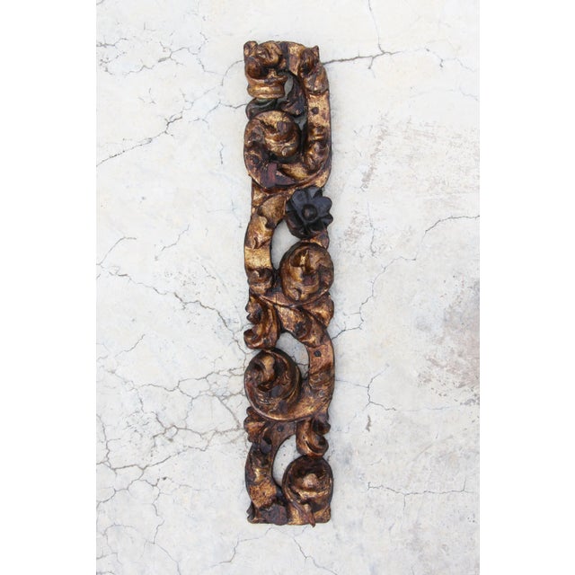 18th Century Wooden Baroque Gold Leaf Ornament For Sale - Image 13 of 13