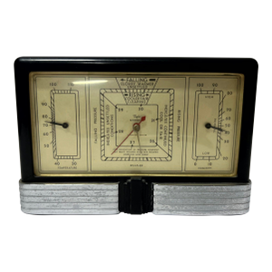 Vintage 1940 Art Deco Taylor Fairmont Junior Baroguide Barometer