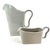 1940-1950s Franciscan Ware Tiempo Metropolitan Grey Ceramic Pitcher and Creamer Set- 2 Pieces For Sale - Image 13 of 13