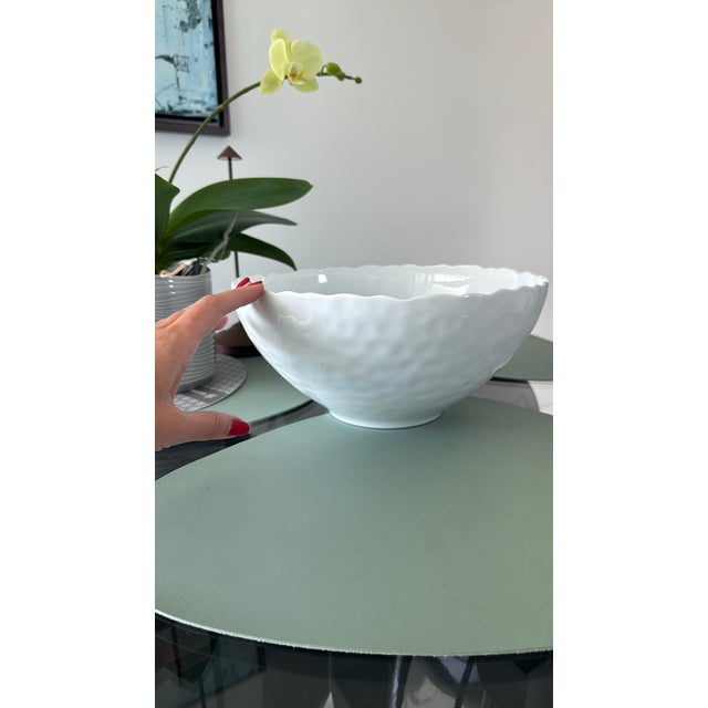 Bernardaud “Digital” Large Porcelain Bowl – Contemporary French Design For Sale In Miami - Image 6 of 12