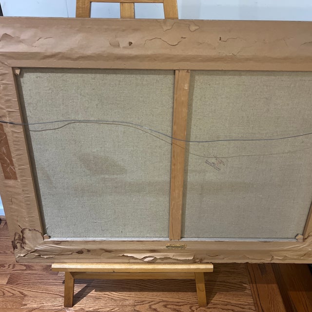 20th Century Oil on Canvas European School by Polish Artist Signed Framed Depicting Wooded Countryside For Sale - Image 12 of 12