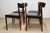 Black Scandinavian Chairs, Denmark, 1960s, Set of 4 For Sale - Image 8 of 18
