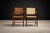 Attributed to an unknown Brazilian maker and dating to the 1960s, this pair of armchairs reflects the disciplined clarity...