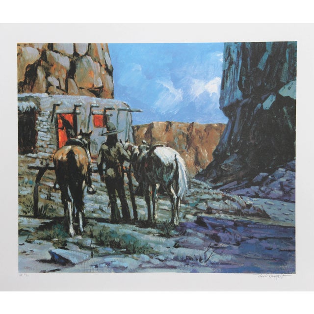 Noel Daggett, Last to Arrive, Lithograph For Sale