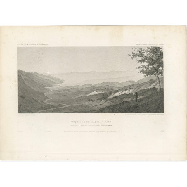 Beckwith, California Landscape, Madelin Pass & Sacramento River, 1861, Print For Sale - Image 3 of 9
