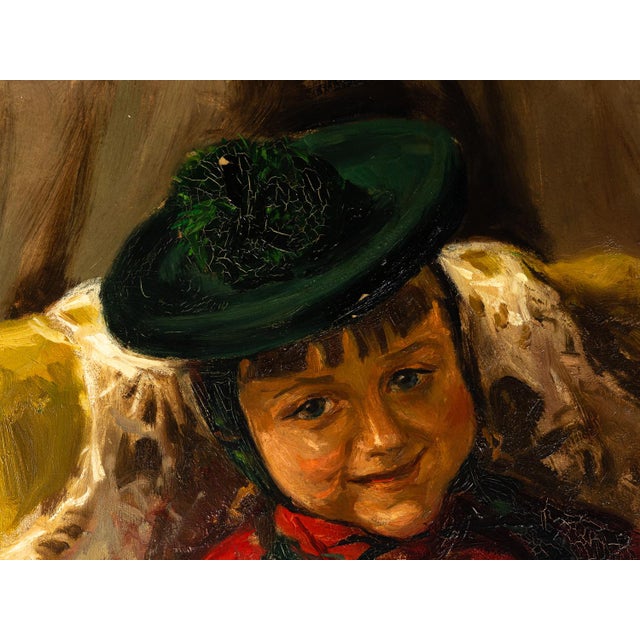 Wojciech Gerson, Polish Realist Portrait, 1800s, Oil on Canvas, Framed For Sale - Image 4 of 8