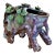 Vintage Sinwah Pottery Faux Bois Cache Pot For Sale